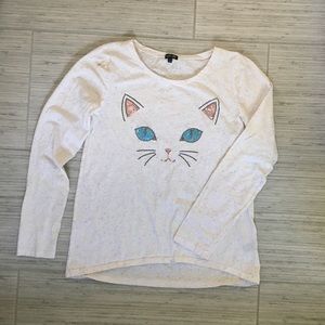 Cozy Zoe Cat Shirt - size small